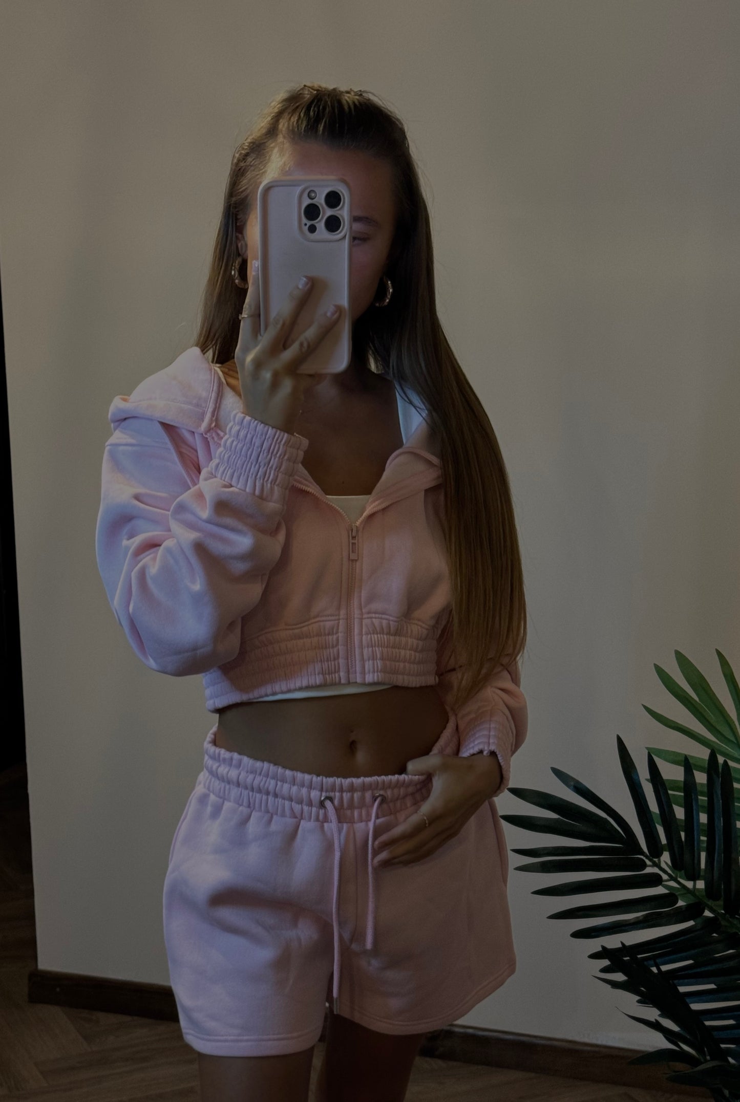 SERENA Cropped Jacket Tracksuit Set